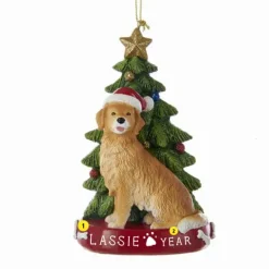 Outlet Kurt Adler Personalized Golden Retriever Dog Ornament