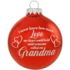 Discount Personalized Grandma Glass Bulb Ornament Family Members