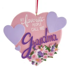 Shop Personalized Grandma Heart Ornament Family Members