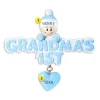 Best Sale Personalized Grandma's 1St Christmas Ornament - Blue Baby
