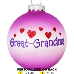 Flash Sale Personalized Great Grandma Ornament Family Members