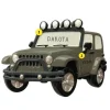 Fashion Personalized Grey Jeep Ornament Transportation