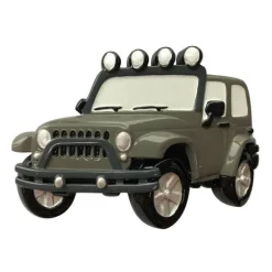 Fashion Personalized Grey Jeep Ornament Transportation