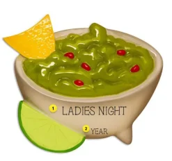 Cheap PolarX Personalized Guacamole Ornament