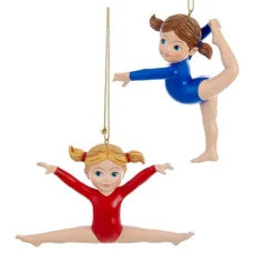 Outlet Kurt Adler Personalized Gymnast Ornament