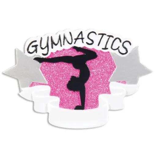 Clearance PolarX Personalized Gymnastics Star Ornament