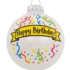 Outlet Personalized Happy Birthday Glass Bulb Ornament Milestones & Special Occasions