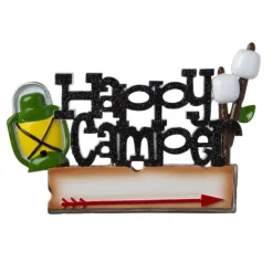 Clearance PolarX Personalized Happy Camper Ornament