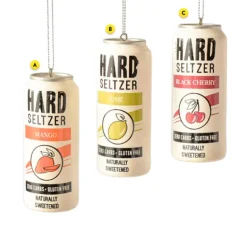 Clearance Ganz Personalized Hard Seltzer Ornaments