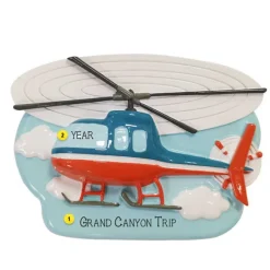 Cheap PolarX Personalized Helicopter Ornament