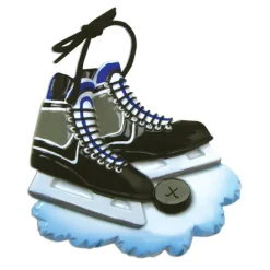 Cheap PolarX Personalized Hockey Skates Ornament
