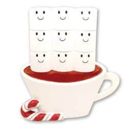 Shop Personalized Hot Cocoa Family Of 9 Table Top Decoration Table Tops