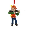 New Rudolph & Me Personalized Hunting Boy Blaze Orange Ornament