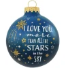 Flash Sale Personalized "I Love You" Glass Bulb Ornament Couples