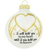 Store Personalized "I Will Hold You Memorial" Glass Bulb Ornament Memorial