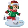 Cheap PolarX Personalized Ice Skater Girl Ornament