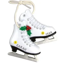 Clearance PolarX Personalized Ice Skates Ornament