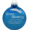 Cheap Personalized In Loving Memory Memorial Glass Bulb Ornament Memorial
