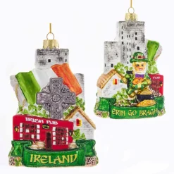 Hot Kurt Adler Personalized Ireland Ornament-Glass