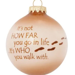Flash Sale Personalized "It's Not How Far..." Ornament Angels & Religious