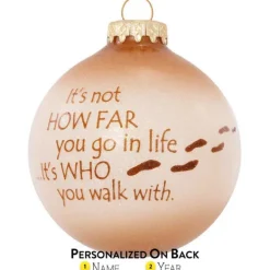 Flash Sale Personalized "It's Not How Far..." Ornament Angels & Religious