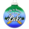 Clearance Personalized Life Is Better At The Lake Ornament Home & Housewarming