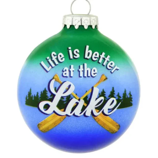 Clearance Personalized Life Is Better At The Lake Ornament Home & Housewarming