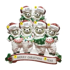 Cheap PolarX Personalized Llama Family Of 6 Ornament