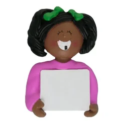 Outlet Personalized Lost Tooth Ornament - African-American Female Growing Up