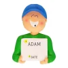 Fashion Personalized Lost Tooth Ornament - Male Growing Up