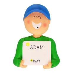 Fashion Personalized Lost Tooth Ornament - Male Growing Up