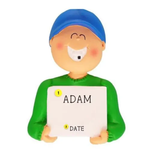Fashion Personalized Lost Tooth Ornament - Male Growing Up
