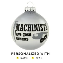 Cheap Bronners Personalized Machinists Ornament