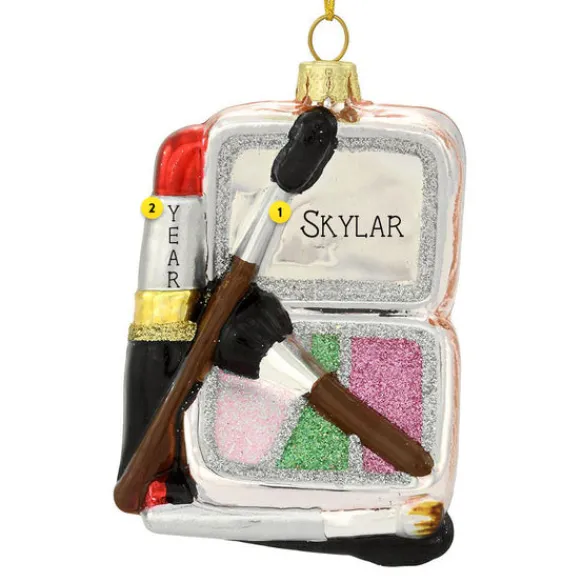 Outlet Personalized Makeup Glass Ornament For Her