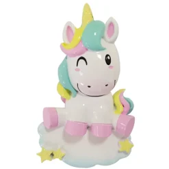 Shop Personalized Multi-Colored Unicorn Ornament Kids