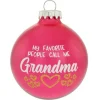 Outlet Personalized "My Favorite People Call Me Grandma" Ornament Family Members