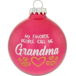 Outlet Personalized "My Favorite People Call Me Grandma" Ornament Family Members
