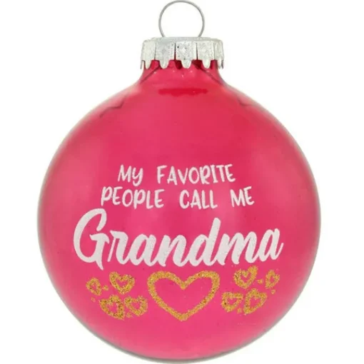 Outlet Personalized "My Favorite People Call Me Grandma" Ornament Family Members