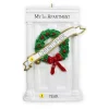 Store Personalized My 1St Apartment Christmas Decorated Door Ornament Home & Housewarming