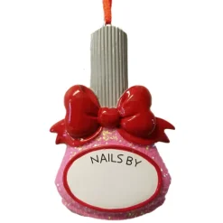 Best Sale Rudolph & Me Personalized Nail Polish Ornament