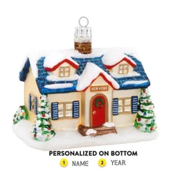 Best Personalized New Home Glass Ornament Home & Housewarming