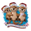 Flash Sale PolarX Personalized Otter Family Of 3 Ornament