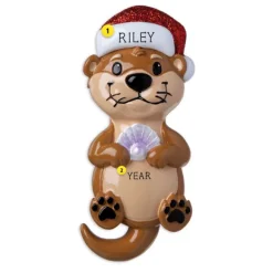 Discount Personalized Otter Ornament Animals