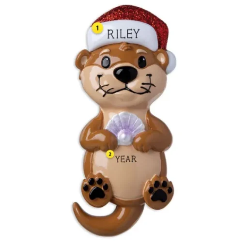 Discount Personalized Otter Ornament Animals