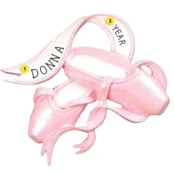 Discount PolarX Personalized Pink Ballet Shoes Ornament