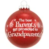 Best Personalized "Promoted To Grandparents" Glass Bulb Ornament Expecting & New Family