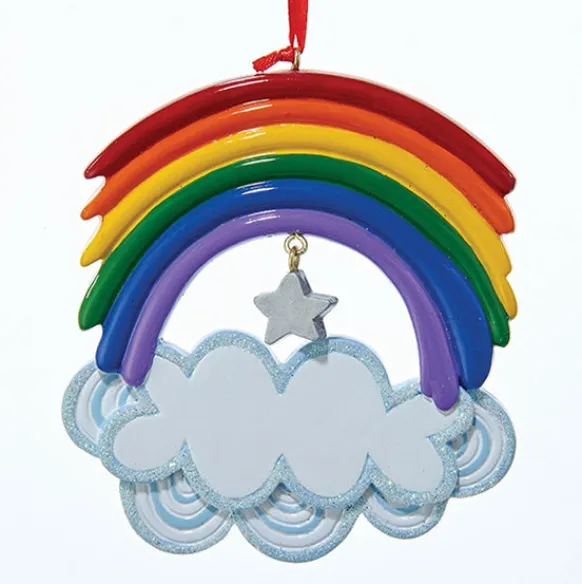 Clearance Personalized Rainbow Ornament Inspirational