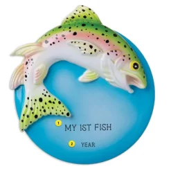 Best Personalized Rainbow Trout Ornament Fish & Reptile