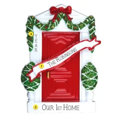 Cheap Personalized Red Decorated Door Ornament Home & Housewarming