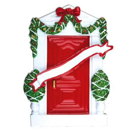 Cheap Personalized Red Decorated Door Ornament Home & Housewarming